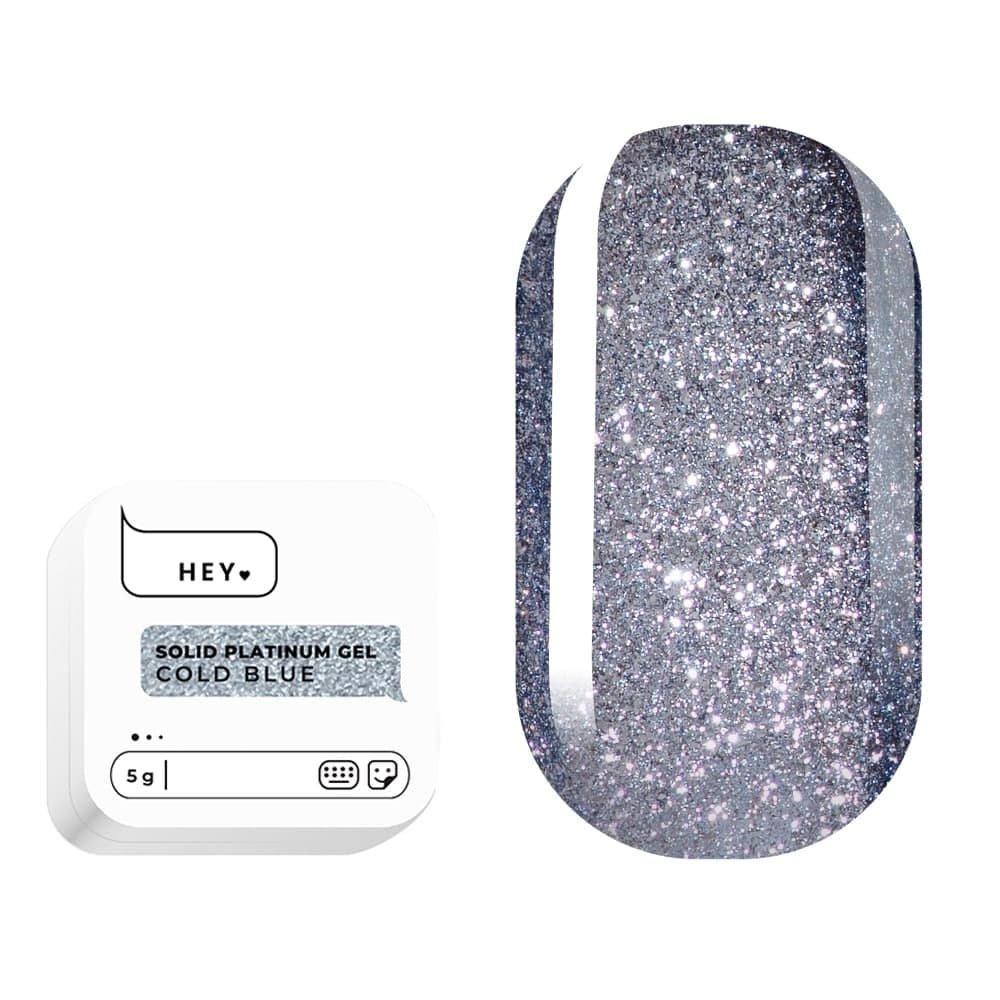 Гель-краска HEYLOVE Solid platinum gel Cold Blue, 5 г