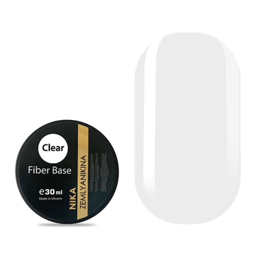 Армирующая база Nika Zemlyanikina Fiber base, Clear, 30 мл (баночка)