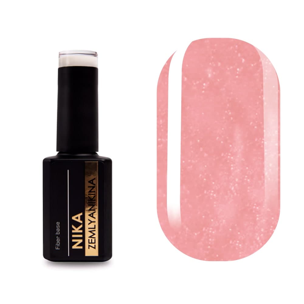 Армирующая база Nika Zemlyanikina Fiber base, Glint, 15 мл