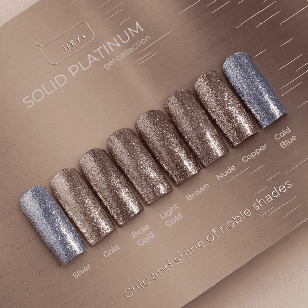 Гель-краска HEYLOVE Solid platinum gel Copper, 5 г — 3
