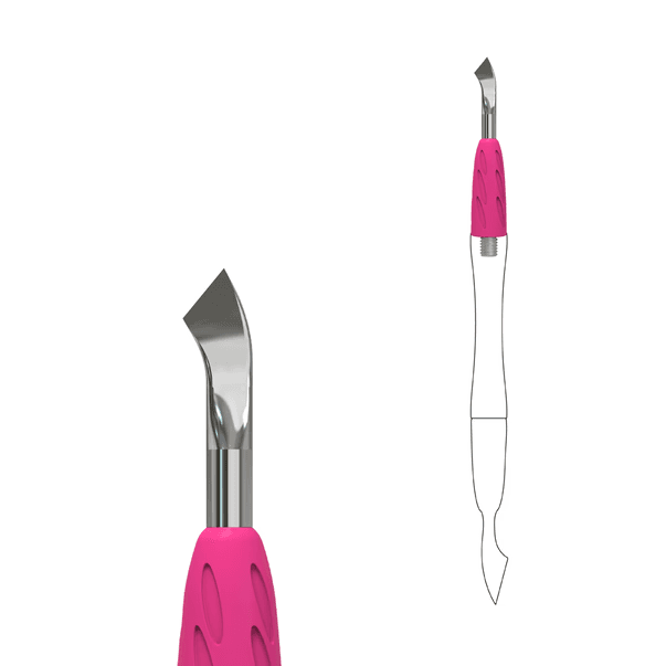 Рабочая часть лопатки Staleks Combo UNIQ 14, лопасть отогнутая