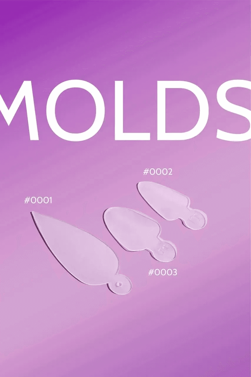 DNKa молды для ногтей Professional Nail Molds №0003, 36 шт — 2