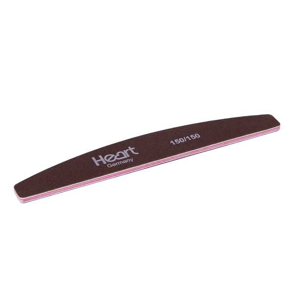 Пилка для ногтей HEART Half BROWN 150/150