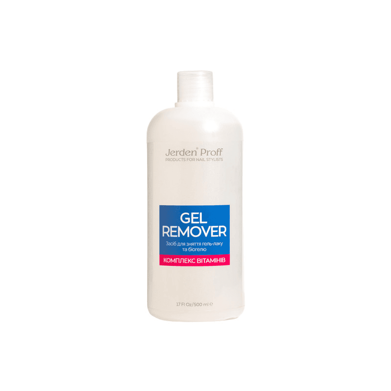 Jerden Proff Gel Remover средство для снятия гель-лака "Комплекс витаминов", 500 мл