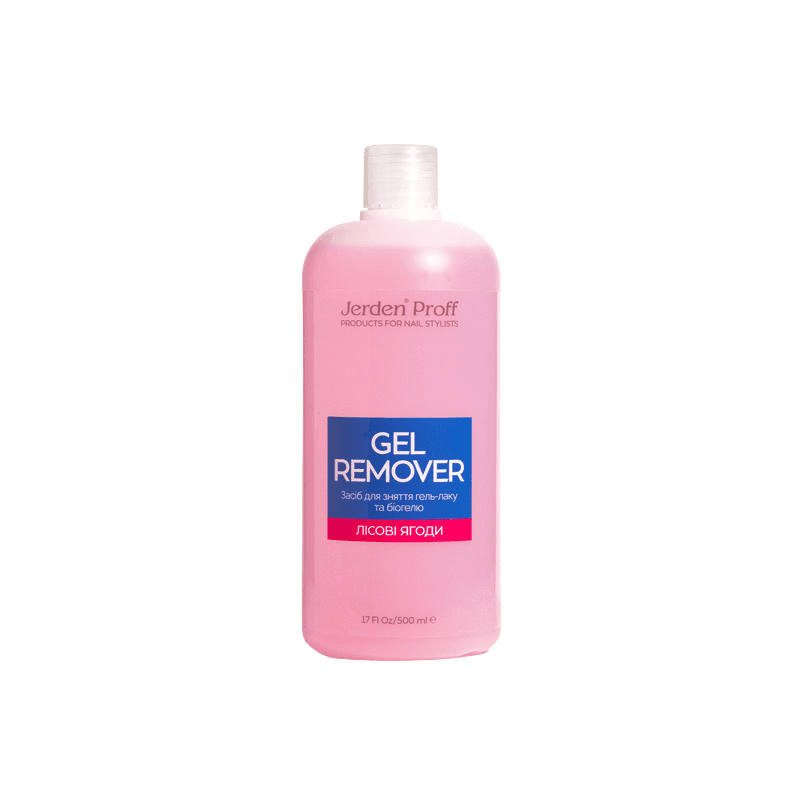 Jerden Proff Gel Remover средство для снятия гель-лака "Лесные ягоды", 500 мл