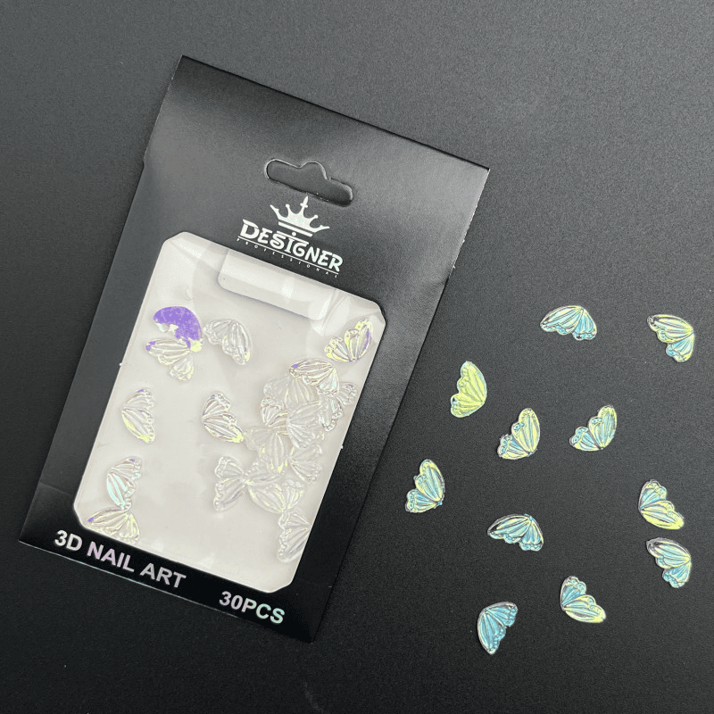 3D декор Designer для объёмного дизайна "Крылья бабочки", 30 шт