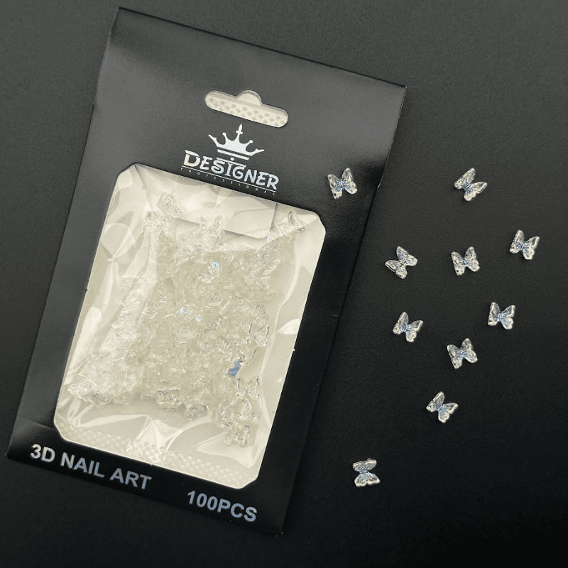 3D декор Designer для объёмного дизайна "Бабочки", 100 шт