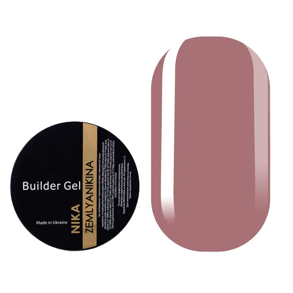 Камуфлирующий гель Nika Zemlyanikina Builder gel Medium cover, 30 мл