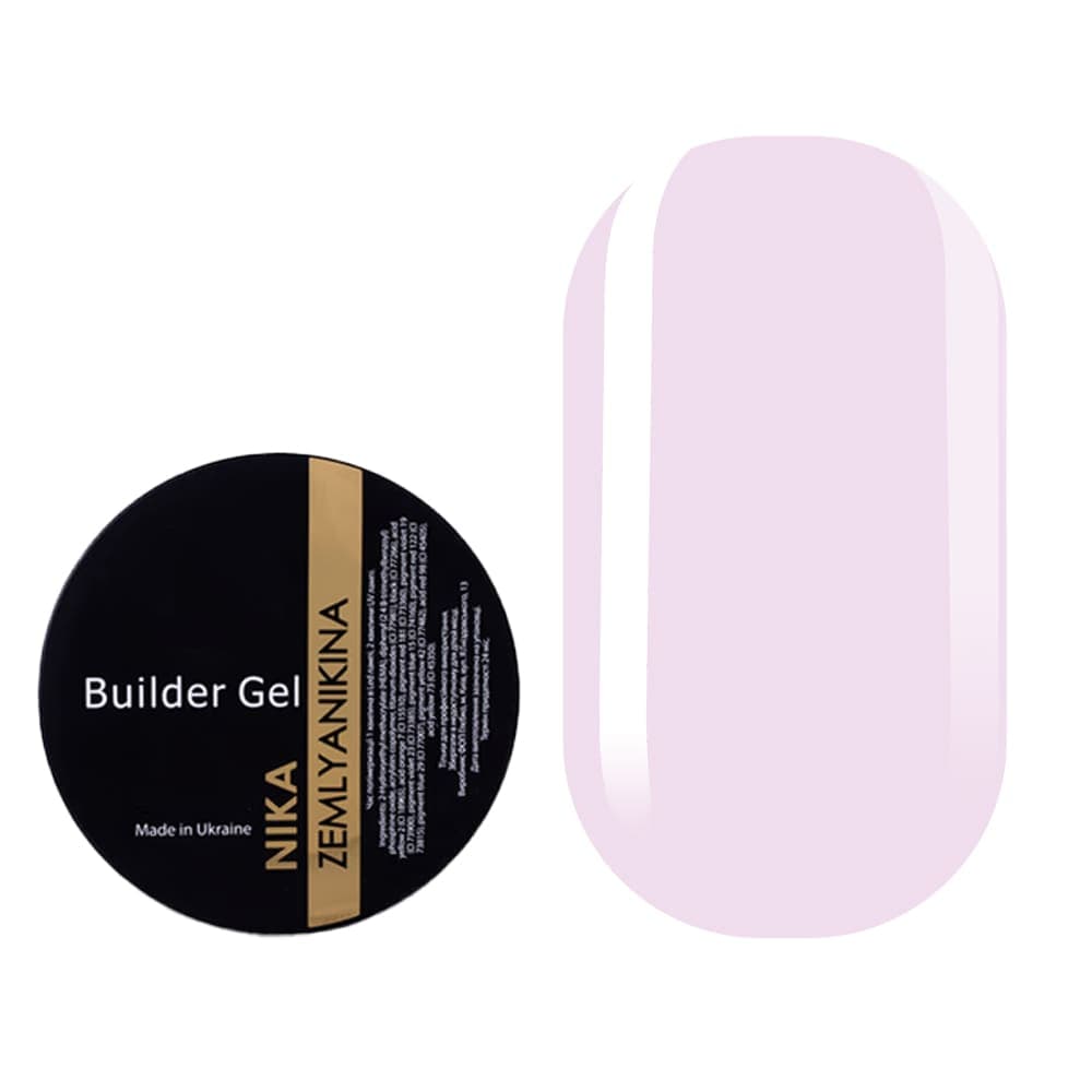Камуфлирующий гель Nika Zemlyanikina Builder gel Pink Ice, 30 мл