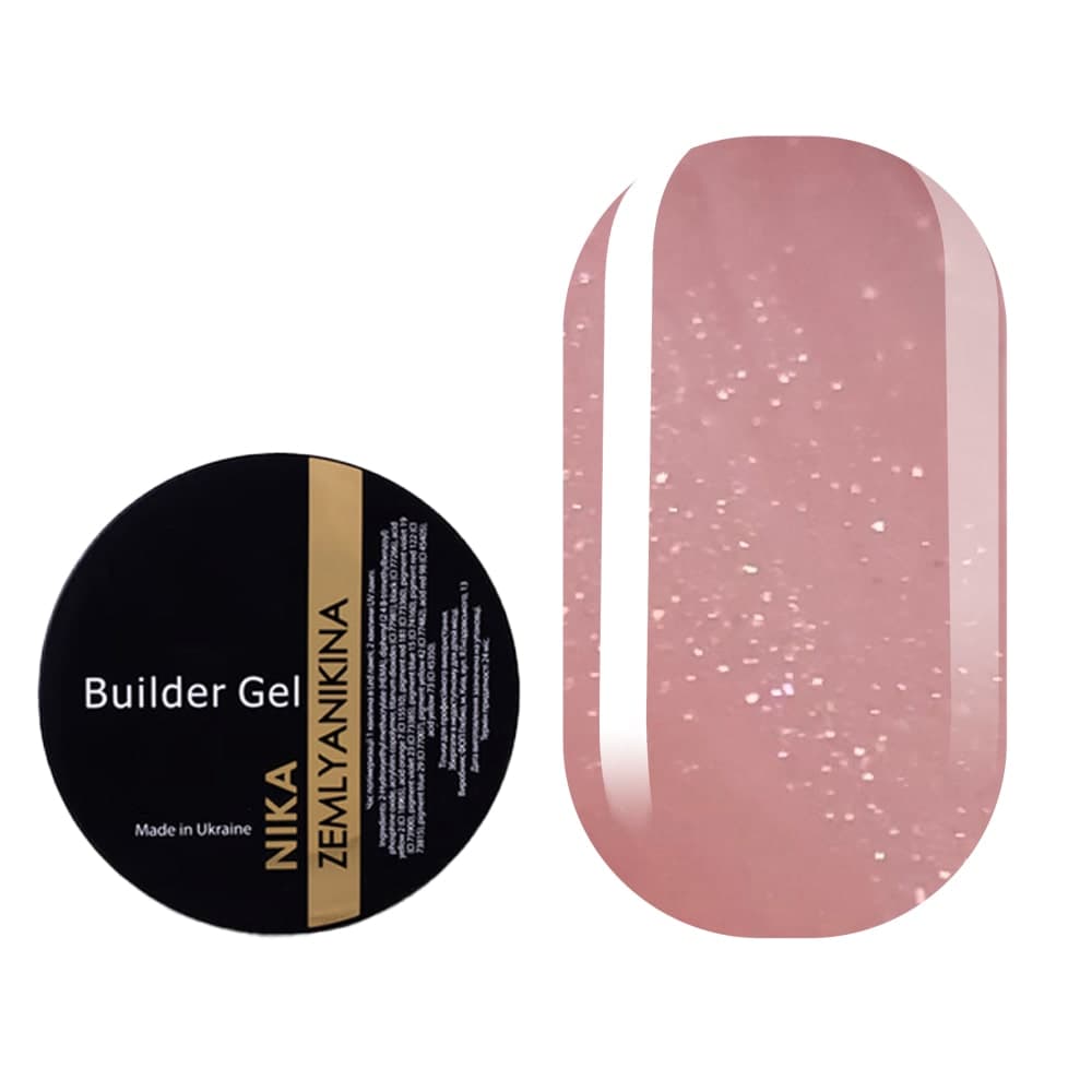 Камуфлирующий гель Nika Zemlyanikina Builder gel Zefir, 30 мл