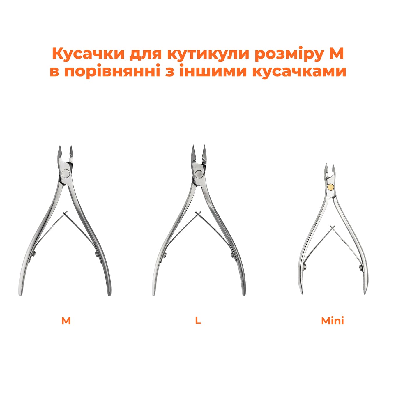 Накожницы для кутикулы OSTRO размер M (8-9 мм) — 4