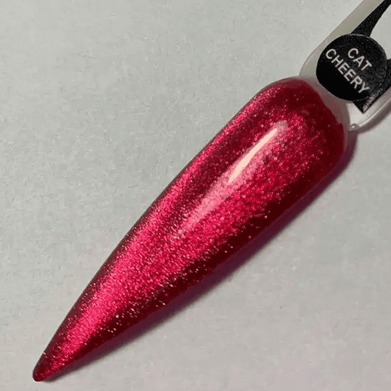 Гель-лак Saga Professional Cat Shine № 13 (cherry), 10 мл — 2