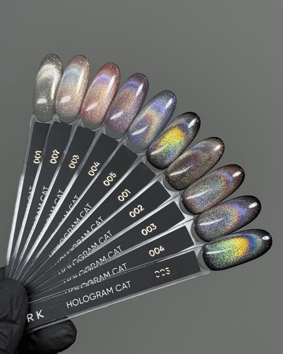 Гель-лак DARK gel polish Hologram Cat №02, 6 мл — 4