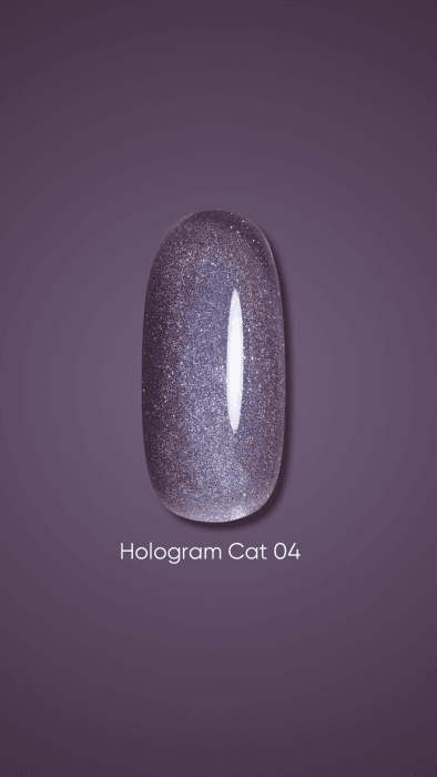 Гель-лак DARK gel polish Hologram Cat №04, 6 мл