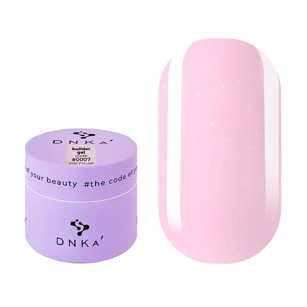 Гель DNKa Builder №7 Pink Pollen, 15 ml