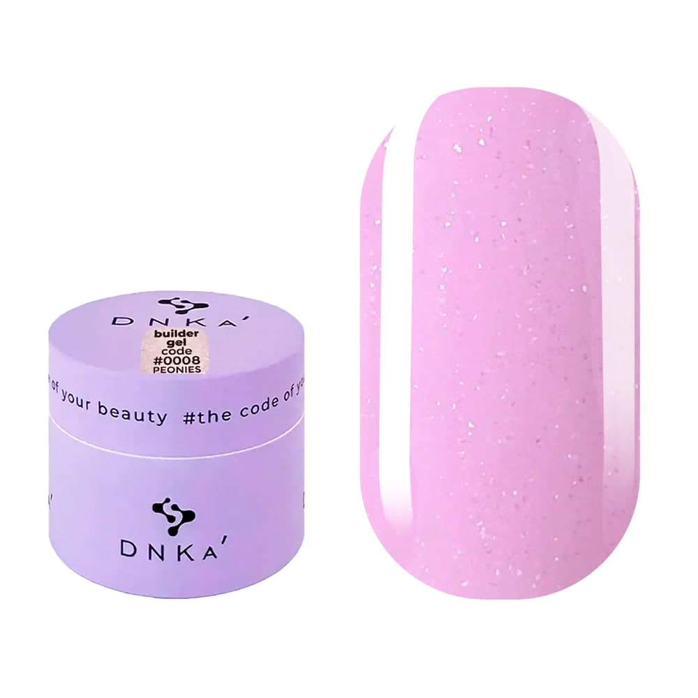 Гель DNKa Builder №8 Peonies, 15 ml