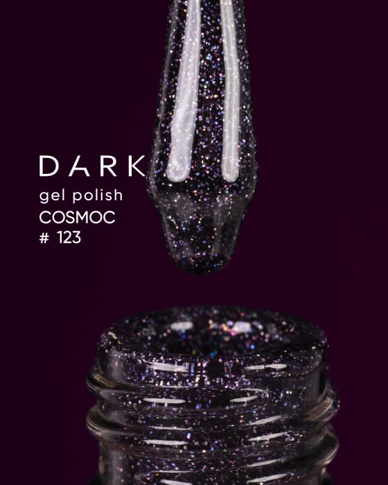 Гель-лак Dark gel polish №123 (Cosmos), 6 мл