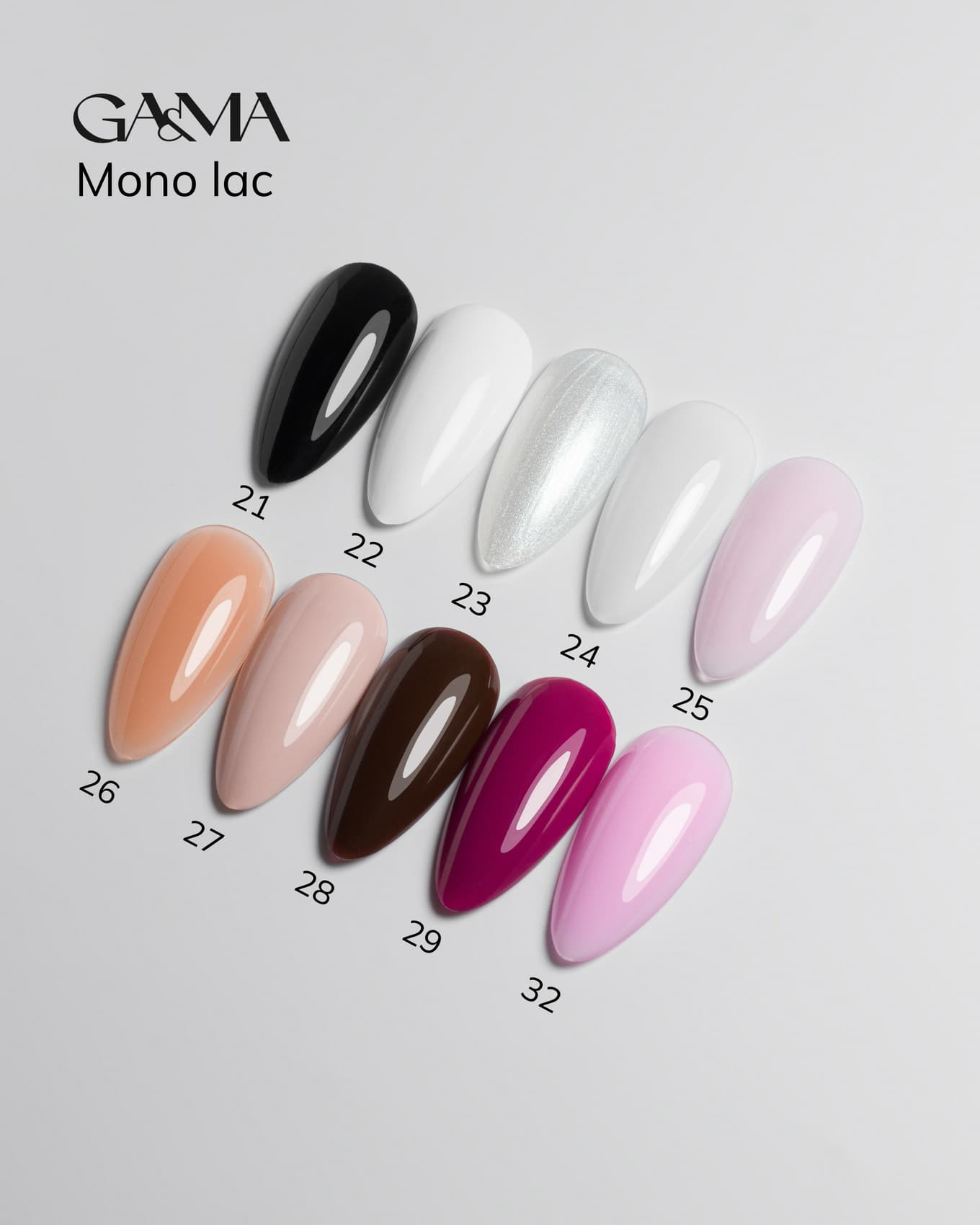 Однофазный гель-лак GA&MA Mono Lac №24, 6 мл — 3