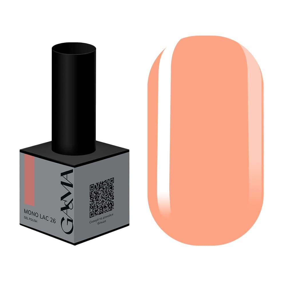 Однофазный гель-лак GA&MA Mono Lac №26, 6 мл