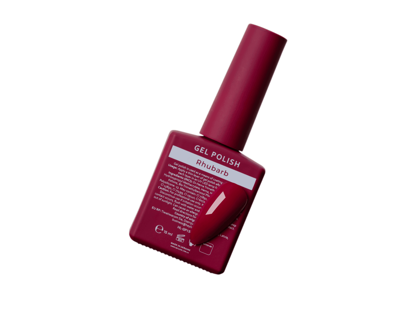 Гель-лак HEYLOVE gel polish, Rhubarb, 15 мл — 2