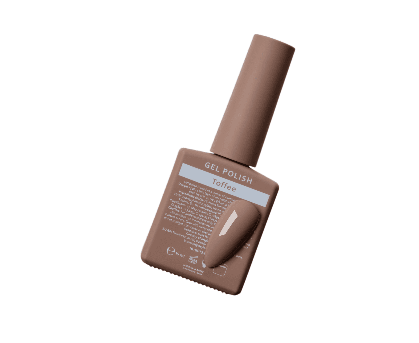 Гель-лак HEYLOVE gel polish, Toffee, 15 мл — 3