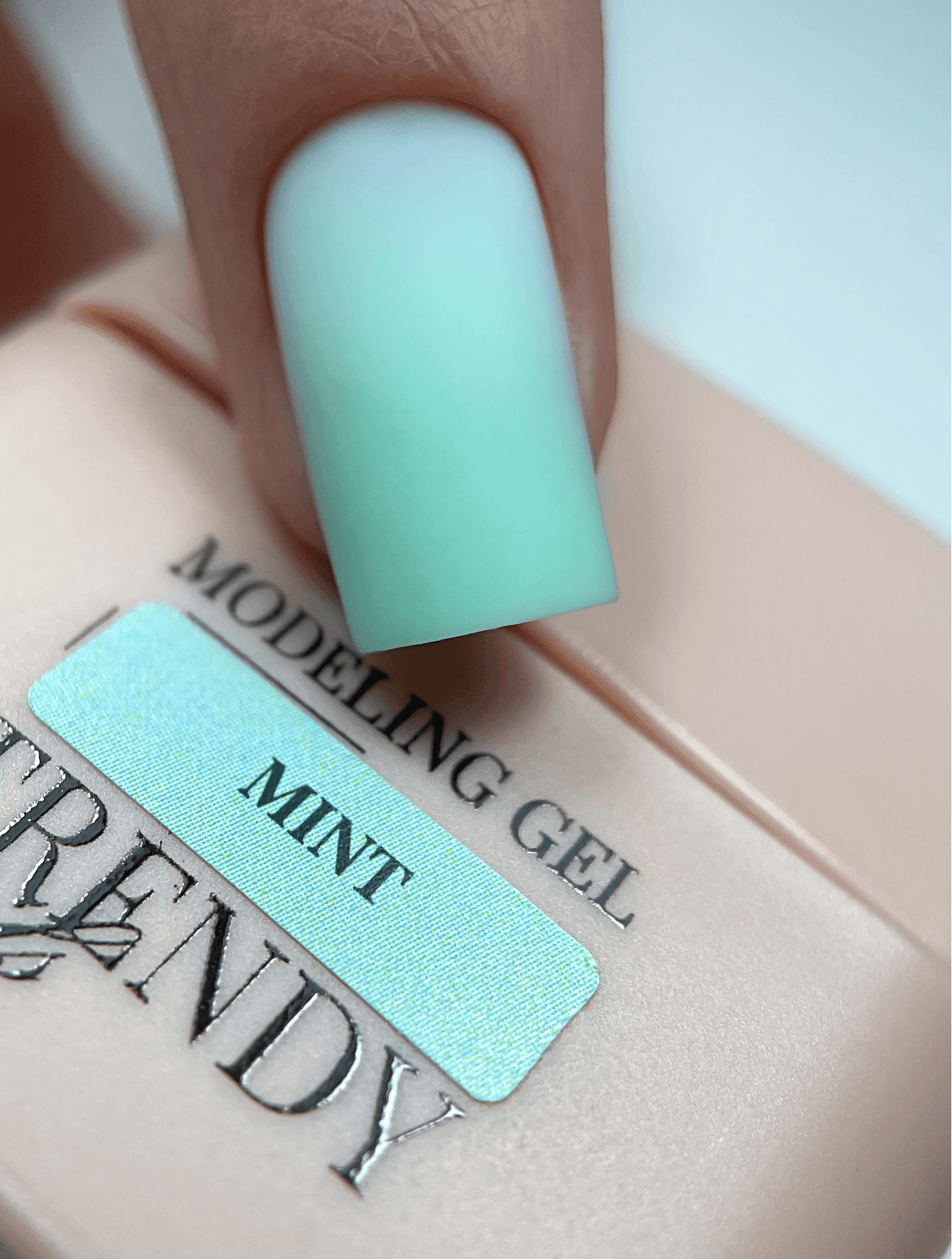 Trendy Nails Modeling Gel Mint, 15 мл — 2