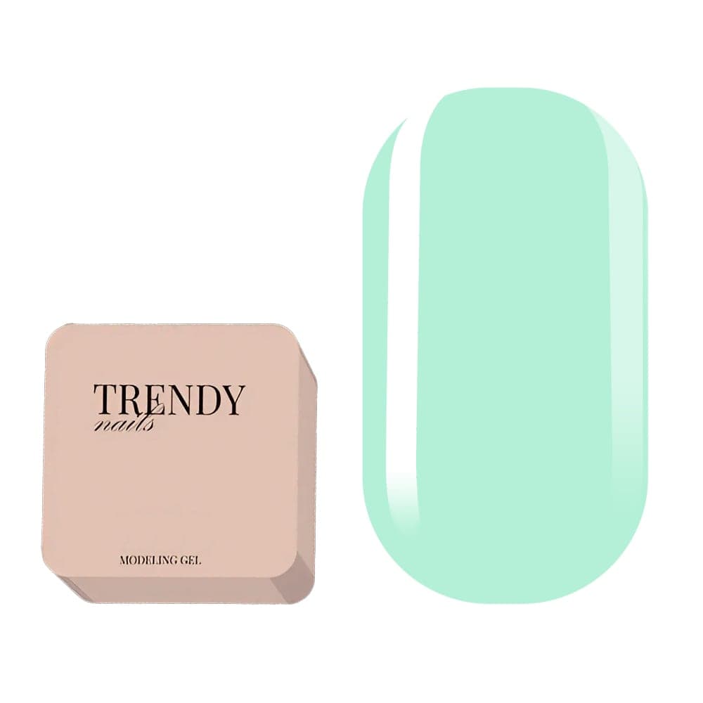 Trendy Nails Modeling Gel Mint, 15 мл