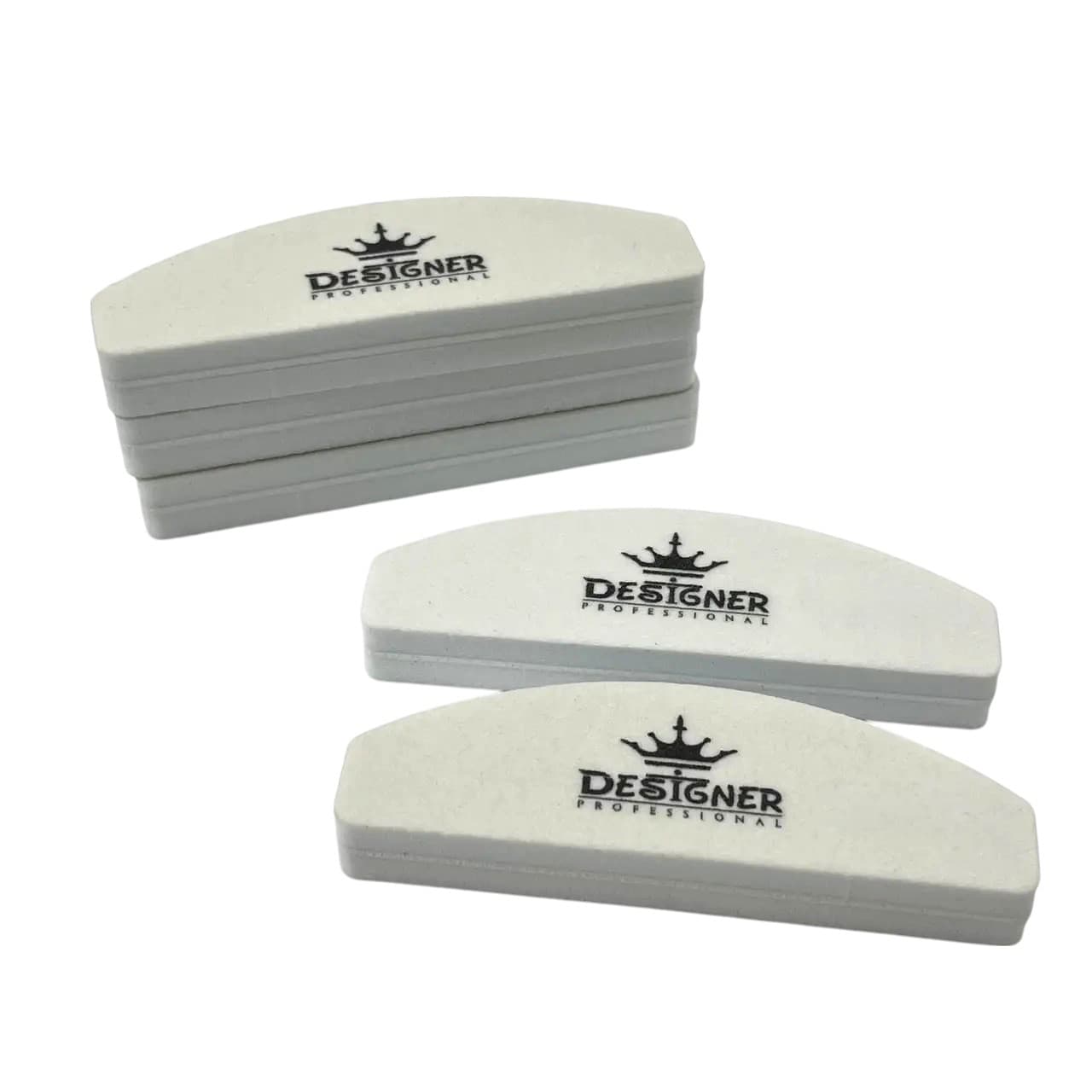 Баф мини Designer, полумесяц, 100/180 грит — 2