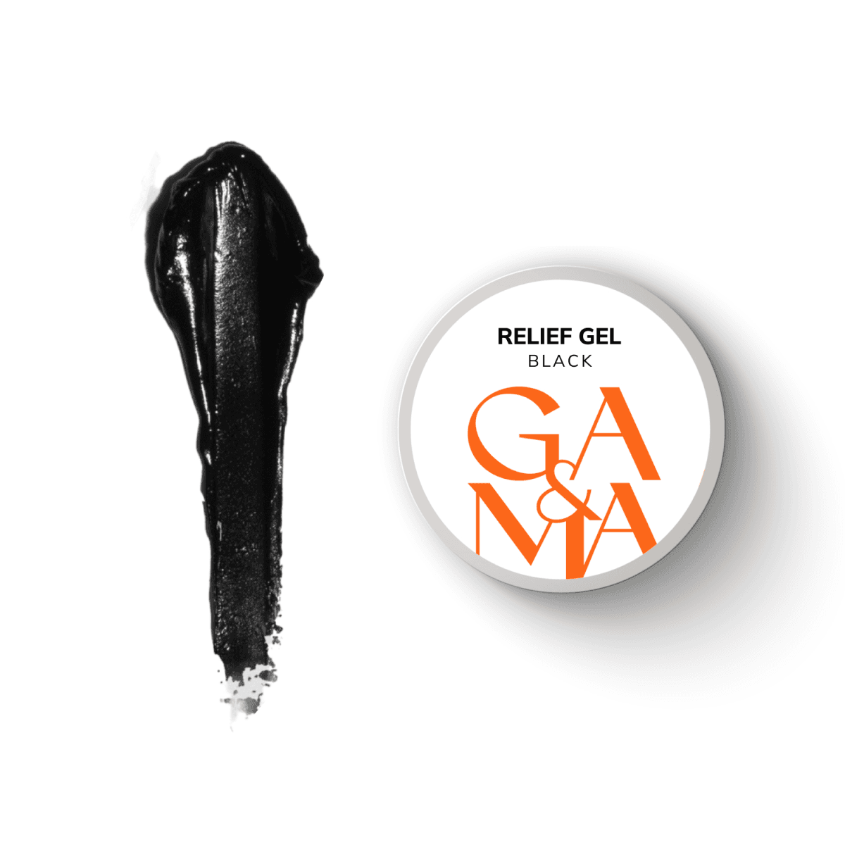Рельеф гель GA&MA Relief Gel, Black, 5 г