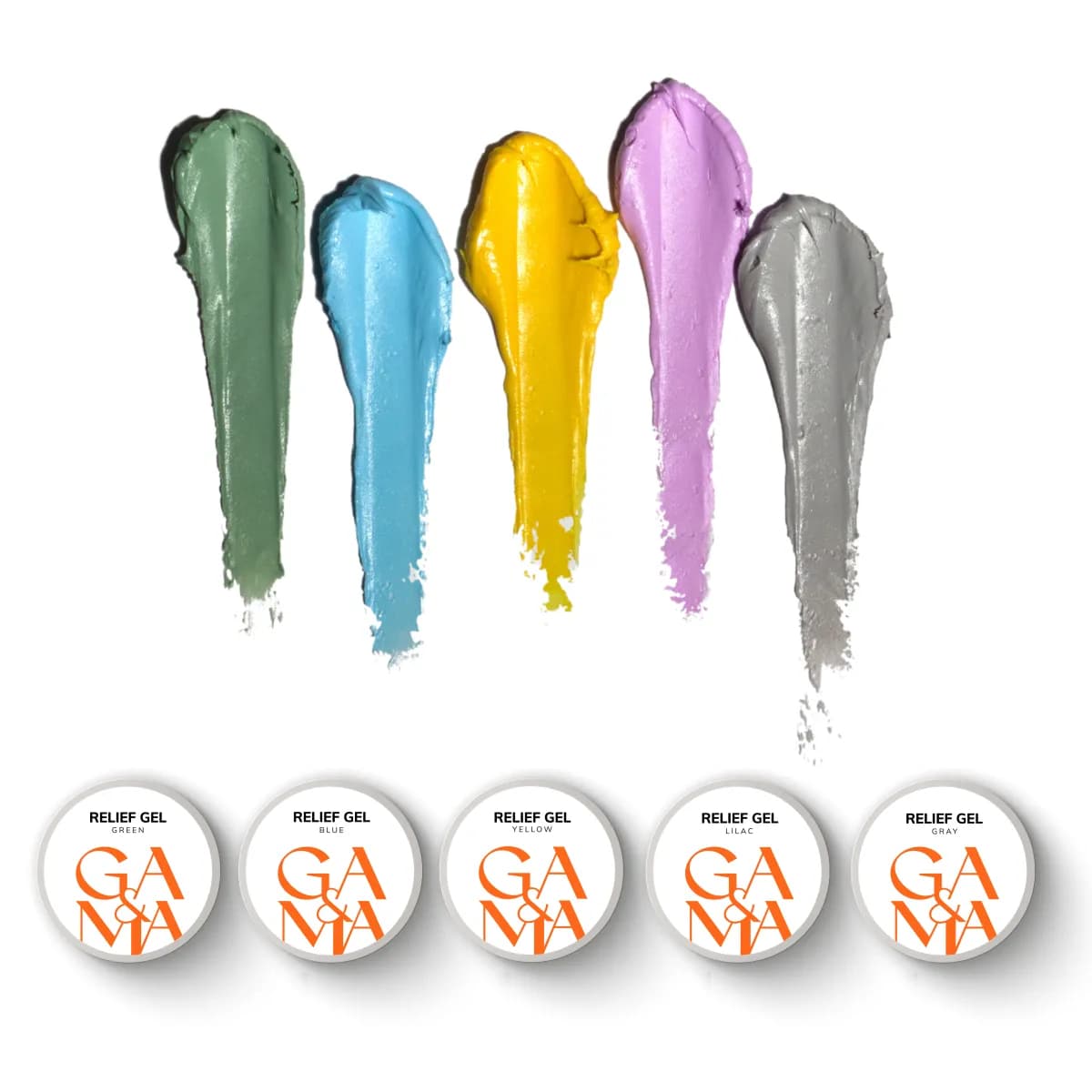 Рельеф гель GA&MA Relief Gel, Lilac, 5 г — 2