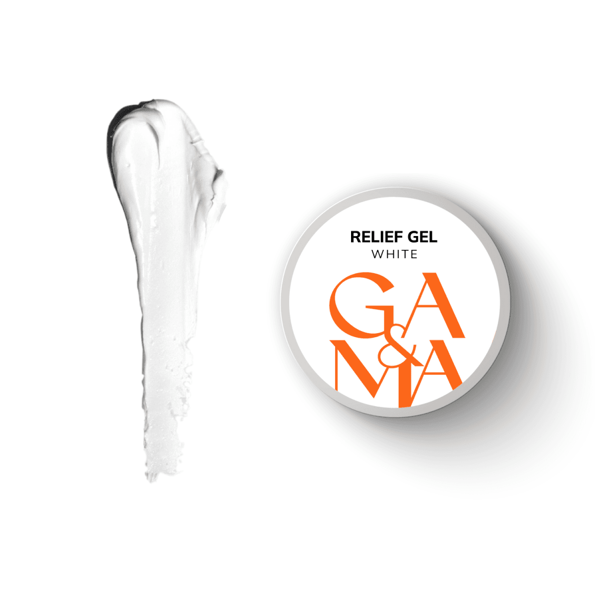 Рельеф гель GA&MA Relief Gel, White, 5 г