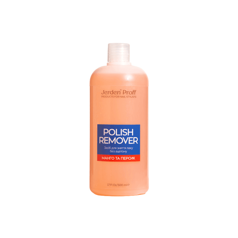 Jerden Proff Polish Remover средство для снятия лака "Манго и персик", 500 мл