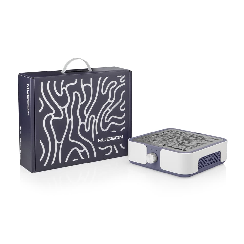 Вытяжка для маникюра и педикюра MUSSON X2 Graphite на 72W — 2