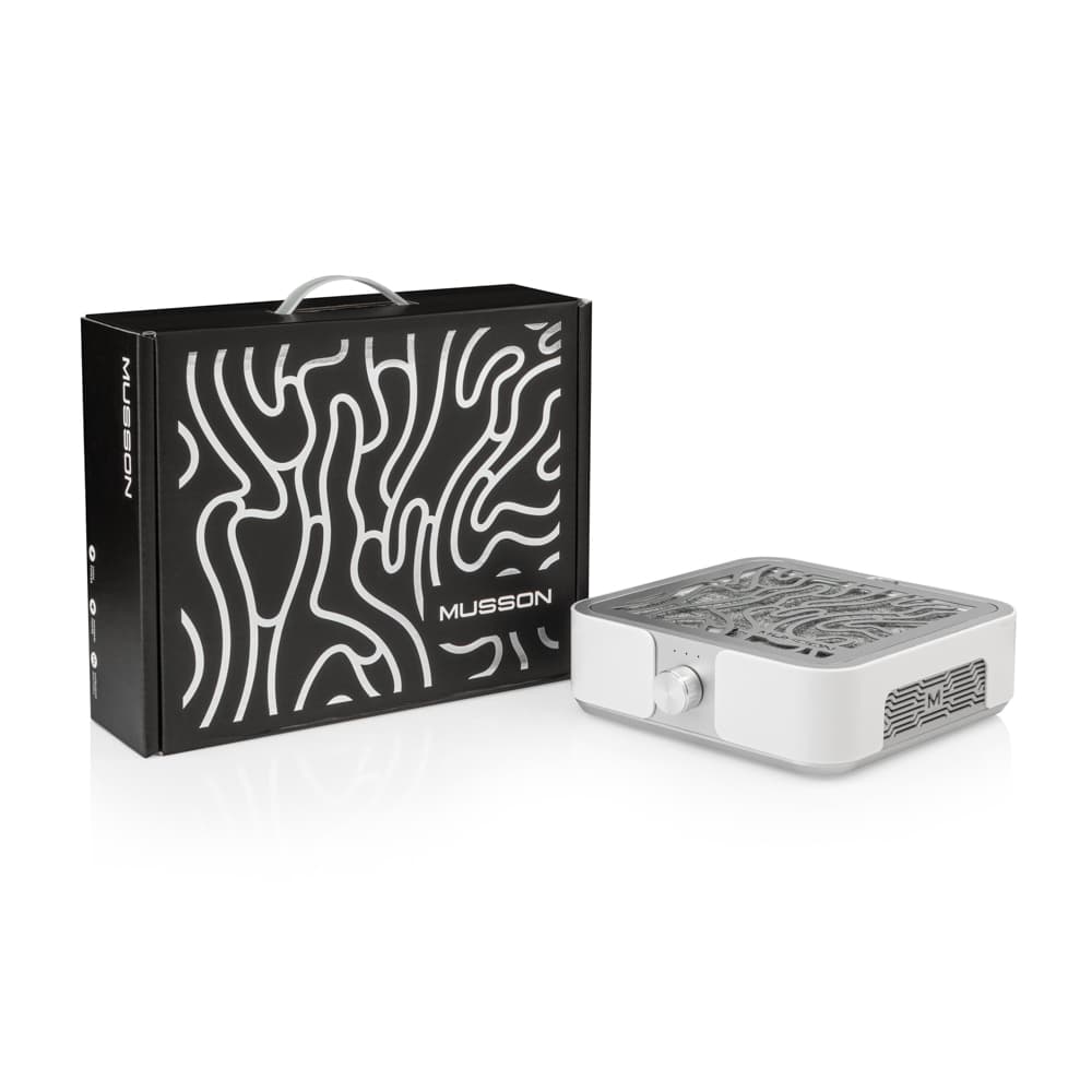 Вытяжка для маникюра и педикюра MUSSON X2 Silver на 72W — 4