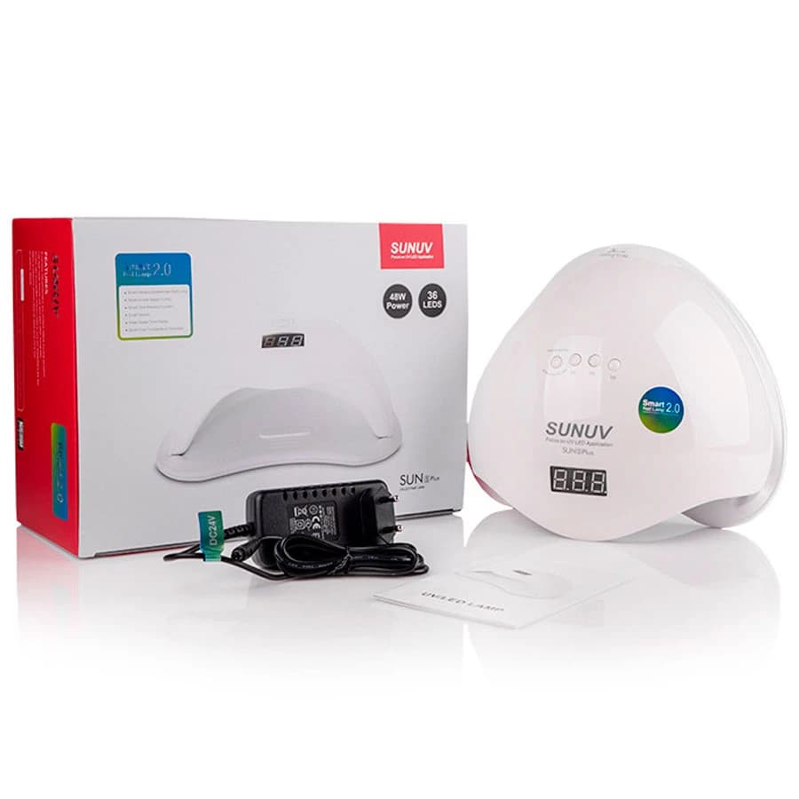 Лампа LED+UV SUNUV Sun 5 PLUS 48W, біла, ОРИГІНАЛ (з кварцовими діодами) — 3