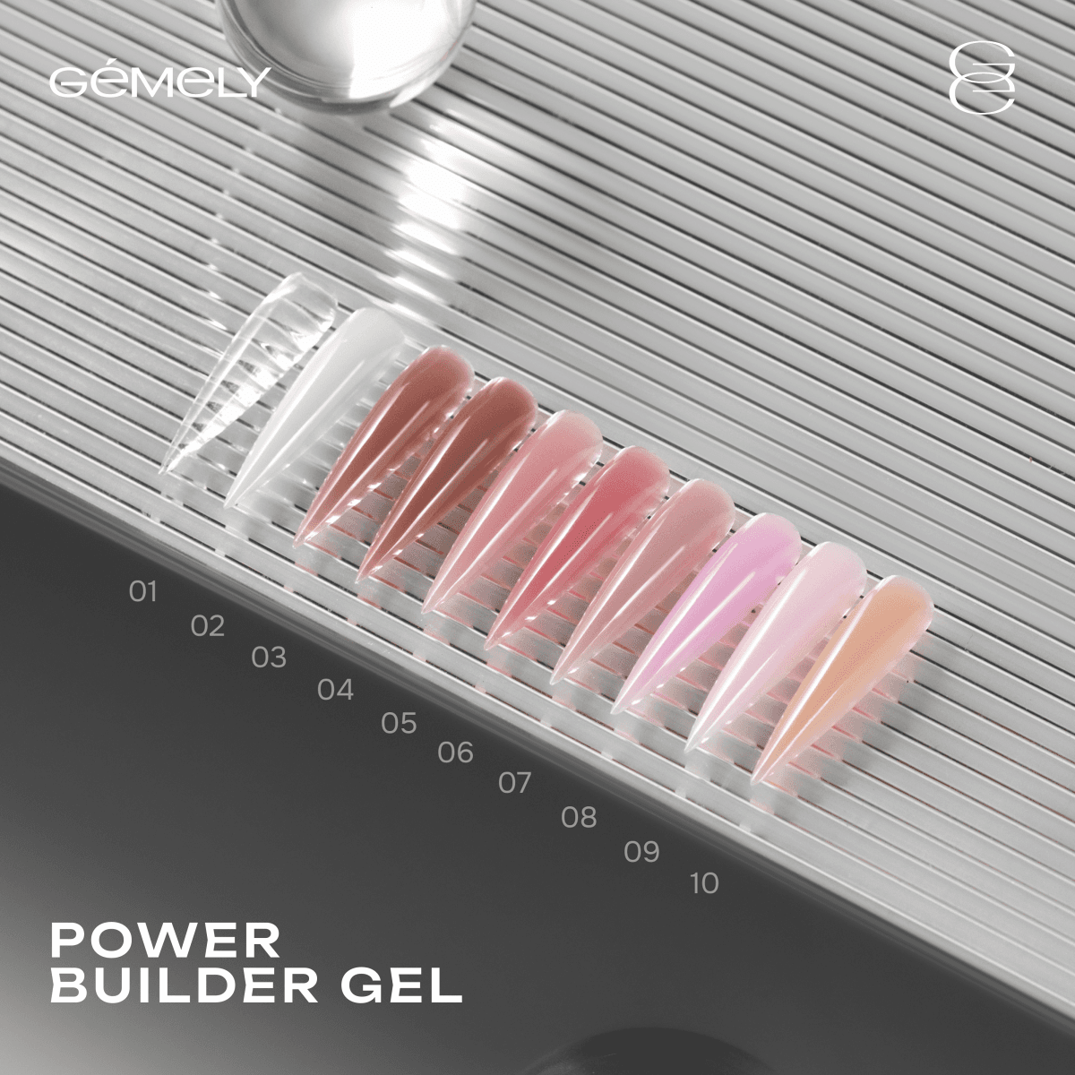 Гель GEMELY Power Builder Gel №009, 30 мл — 3