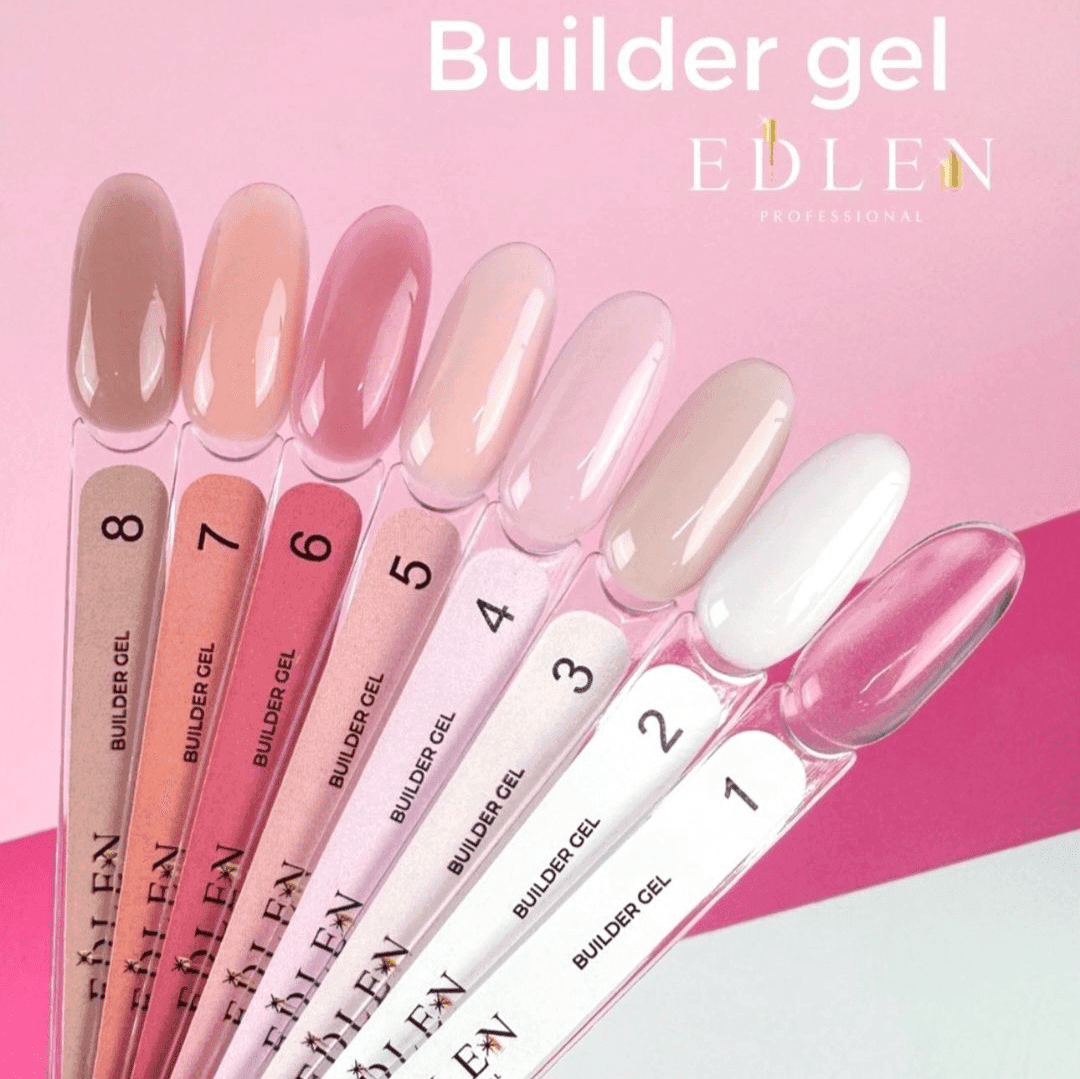 Сменный картридж Refill Edlen Builder Gel №1 (прозрачный), 15 мл — 2