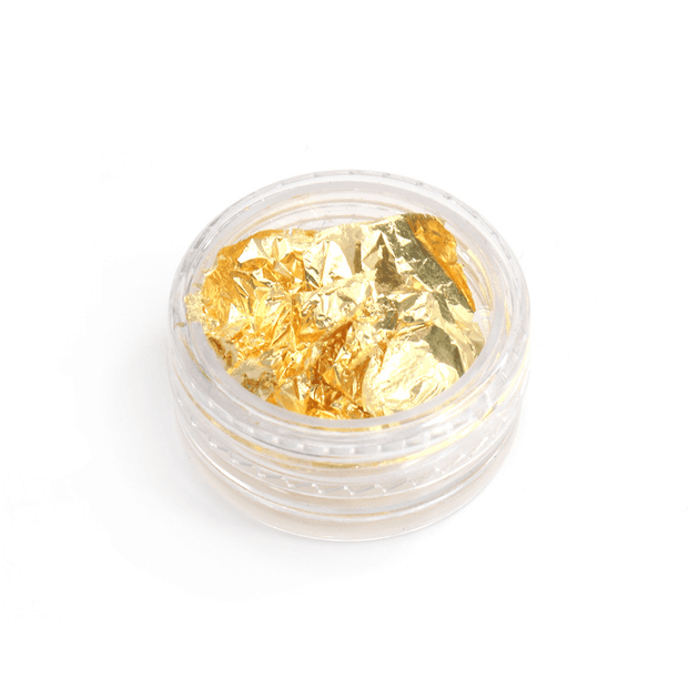 Поталь для декора ногтей, золото, 1 шт