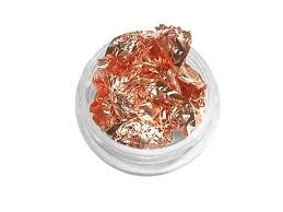 Поталь для декора ногтей, бронза, 1 шт