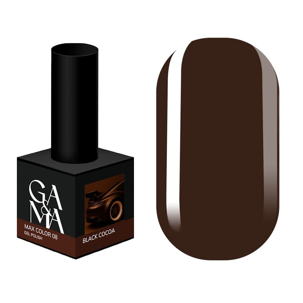 Гель-лак GÉMELY ex GA&MA Max Color №08, 6 мл