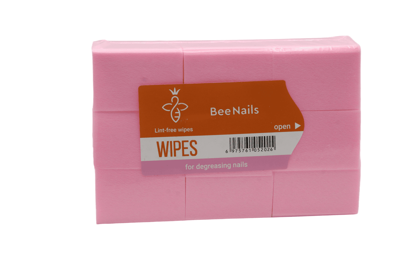 Салфетки безворсовые Bee Nails, розовые, 630 шт