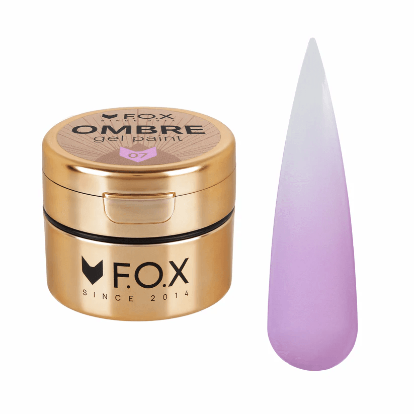 Гель-краска для омбре F.O.X Ombre Gel Paint №007, 5 мл