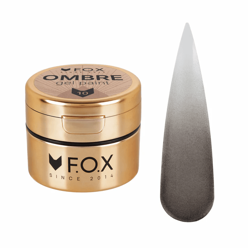 Гель-краска для омбре F.O.X Ombre Gel Paint №010, 5 мл