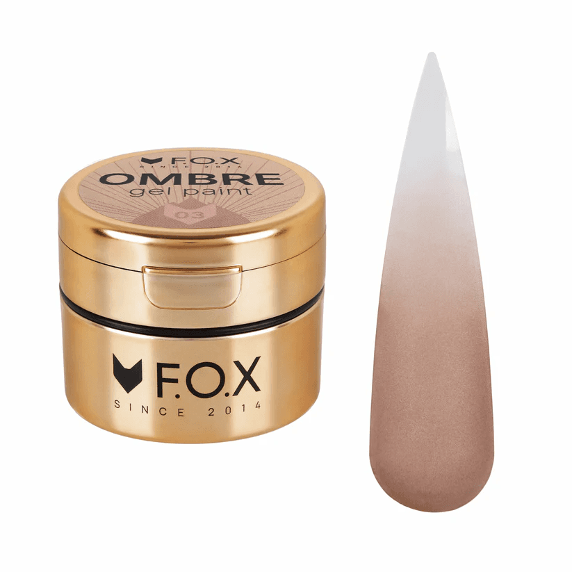 Гель-краска для омбре F.O.X Ombre Gel Paint №003, 5 мл