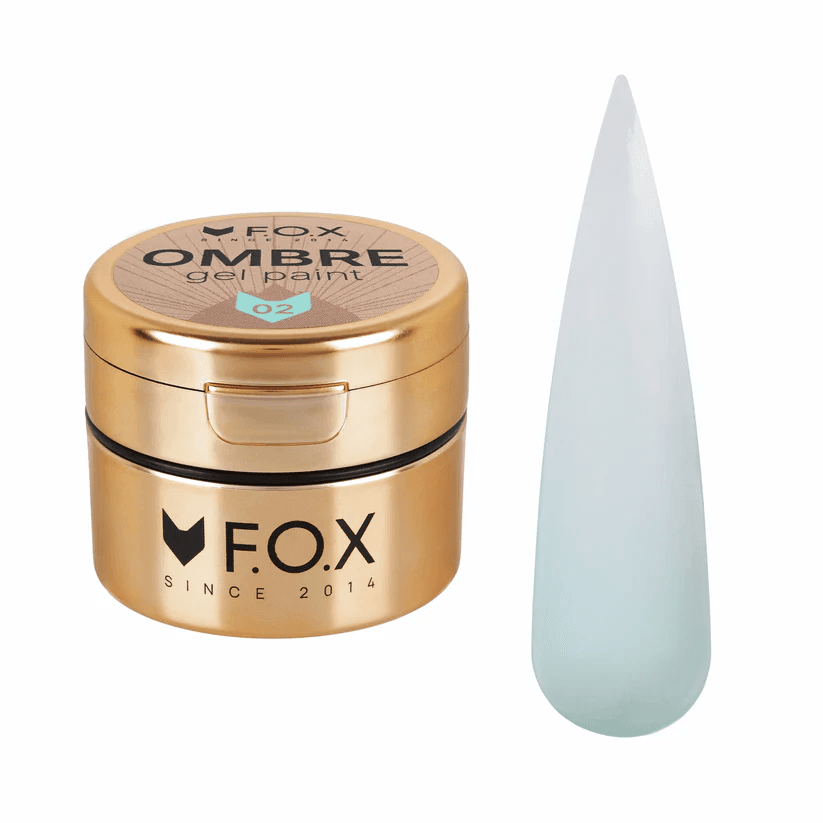 Гель-краска для омбре F.O.X Ombre Gel Paint №002, 5 мл