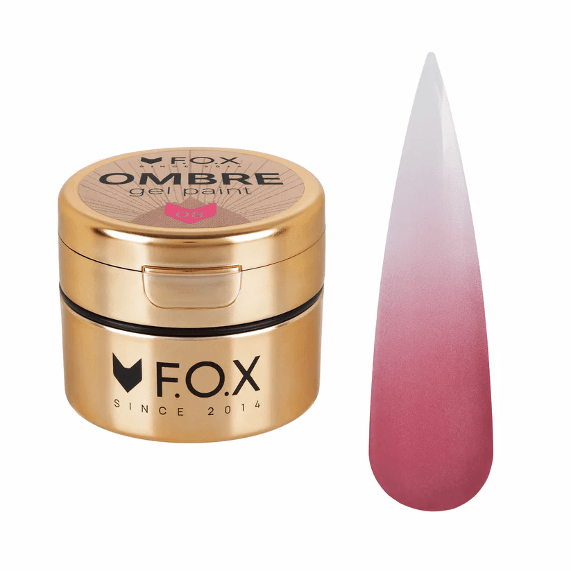 Гель-краска для омбре F.O.X Ombre Gel Paint №008, 5 мл