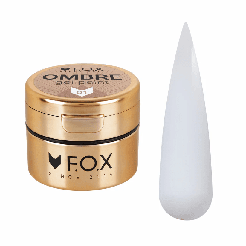 Гель-краска для омбре F.O.X Ombre Gel Paint №001, 5 мл — фото 1