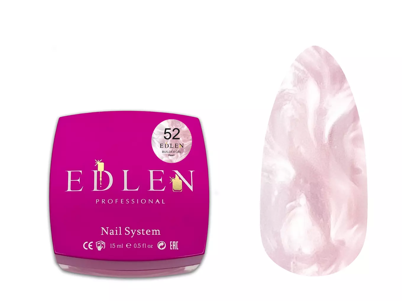 Edlen Builder Gel Pearl №52, 30 мл