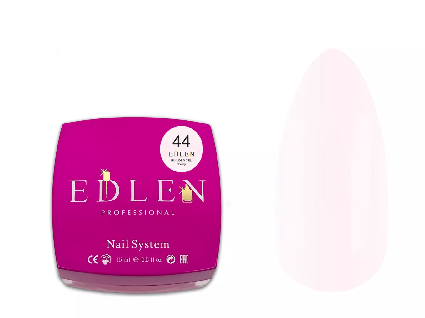 Edlen Builder Gel Cheesy №44, 15 мл
