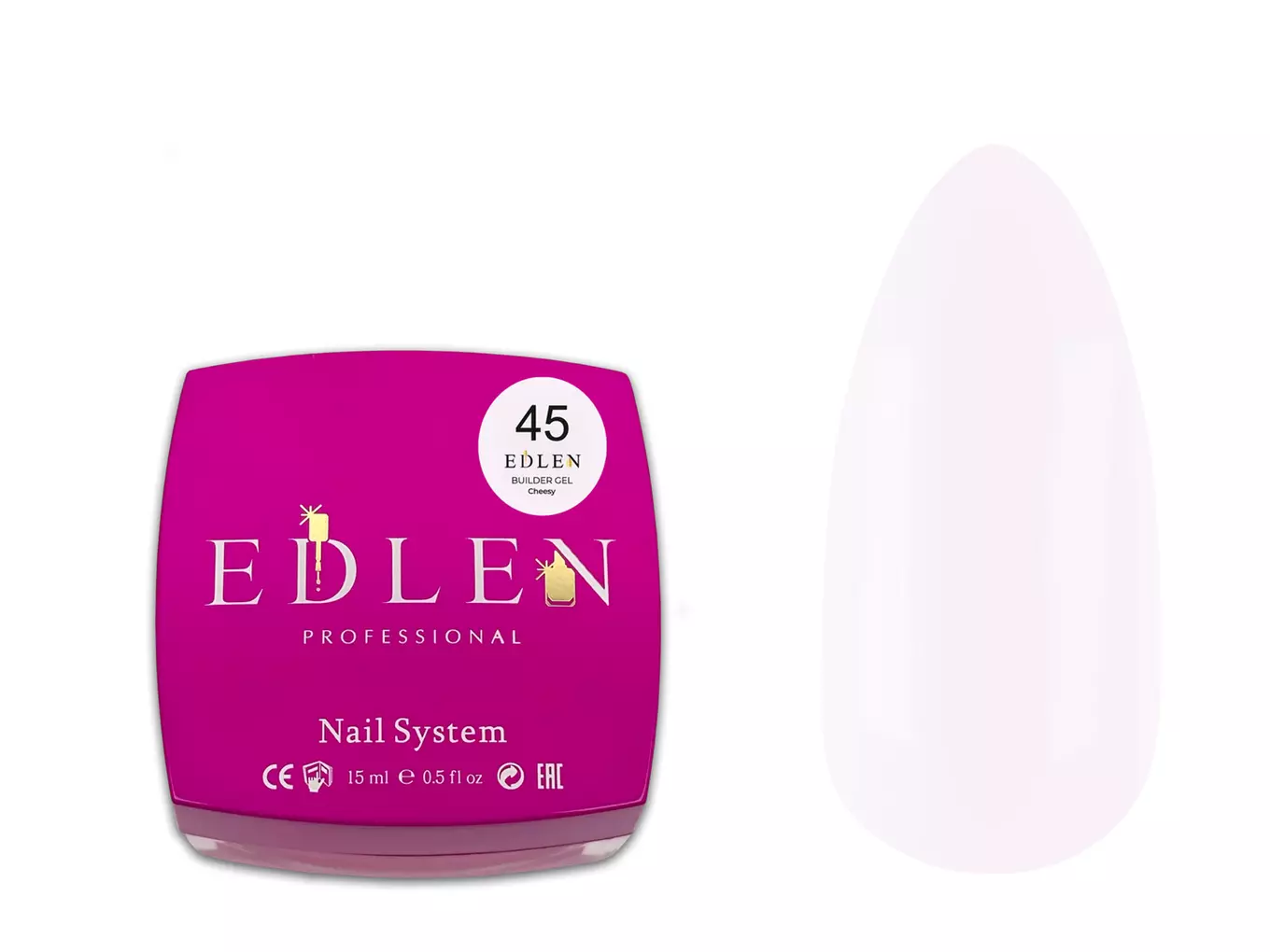 Edlen Builder Gel Cheesy №45, 15 мл